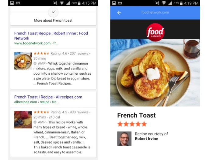 Google more results mobile search